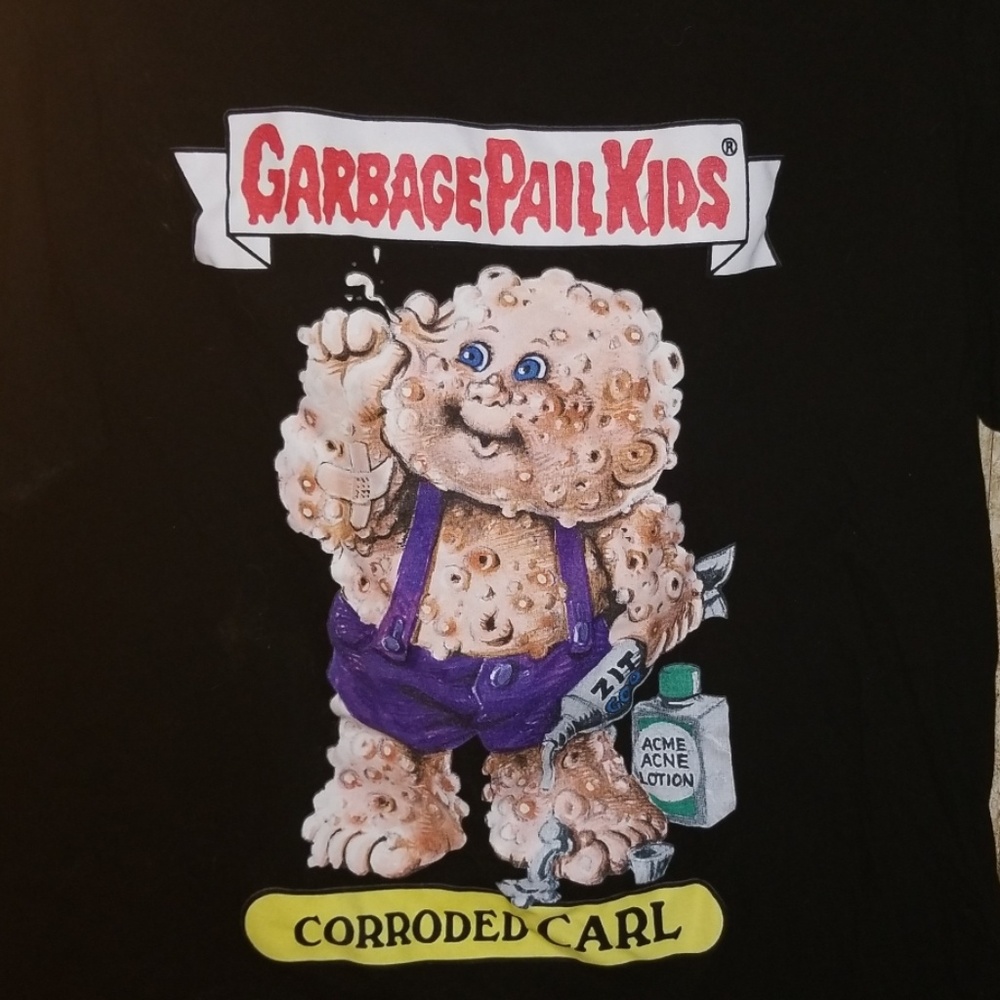Garbage Pail Kids Sz Large Carroded Carl T Shirt